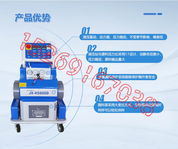 JX-H5600液壓聚氨酯發(fā)泡機(jī)設(shè)備詳情介紹圖片4