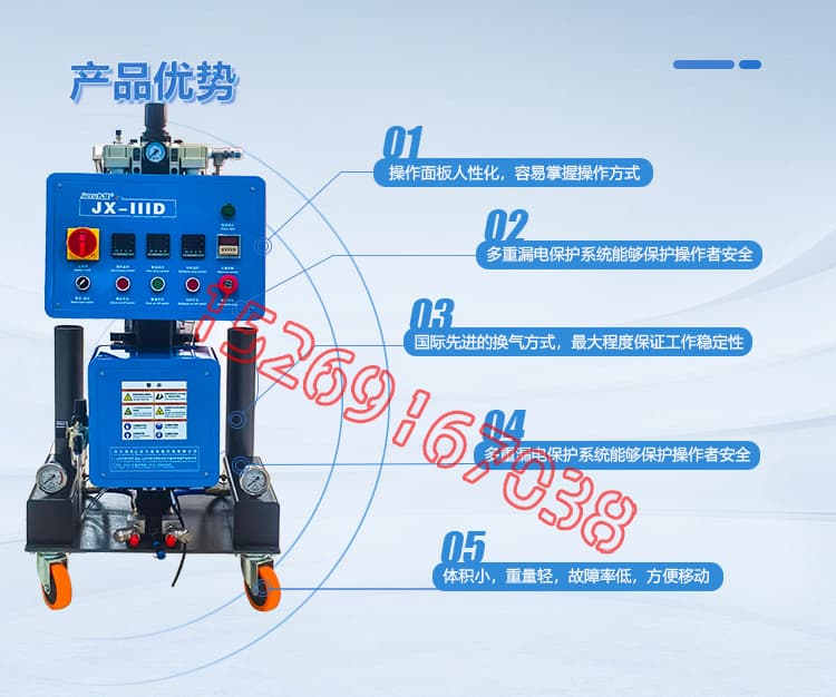 JX-IIID氣動聚氨酯發(fā)泡機設(shè)備詳情介紹圖片4