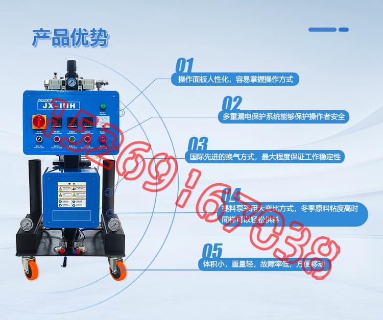 JX-IIIH氣動(dòng)聚氨酯噴涂機(jī)詳情圖4